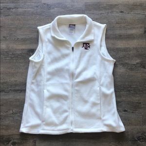 White Women’s A&M Vest